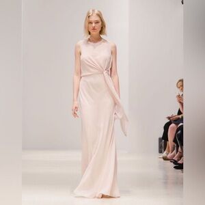 Jenny Yo Paltrow Overlay Chiffon Gown Maxi dress
blush Pink Size 10